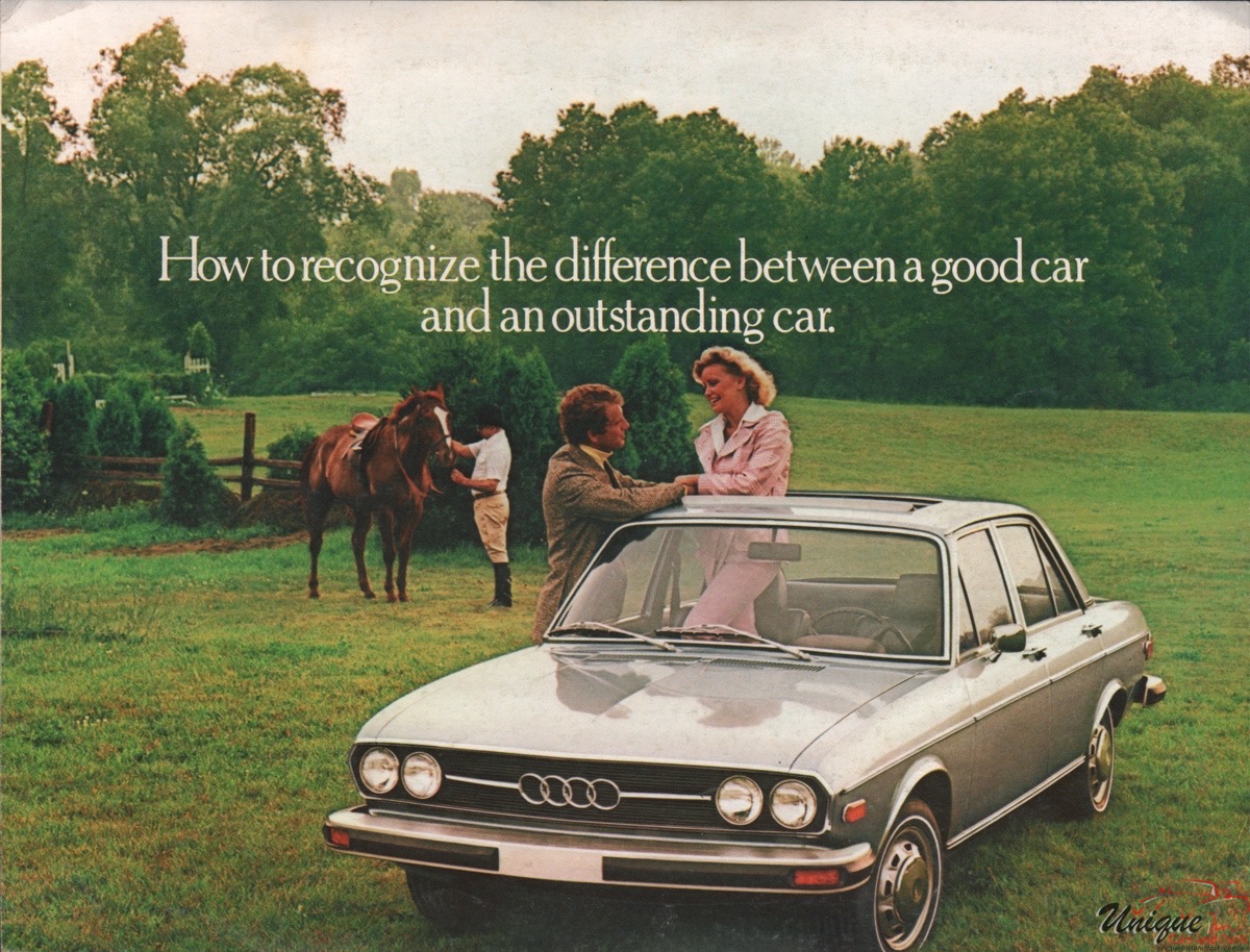 1976 Audi 100LS Brochure Page 1
